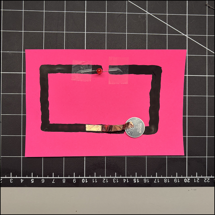 This is a picture taken before I light up the LED.