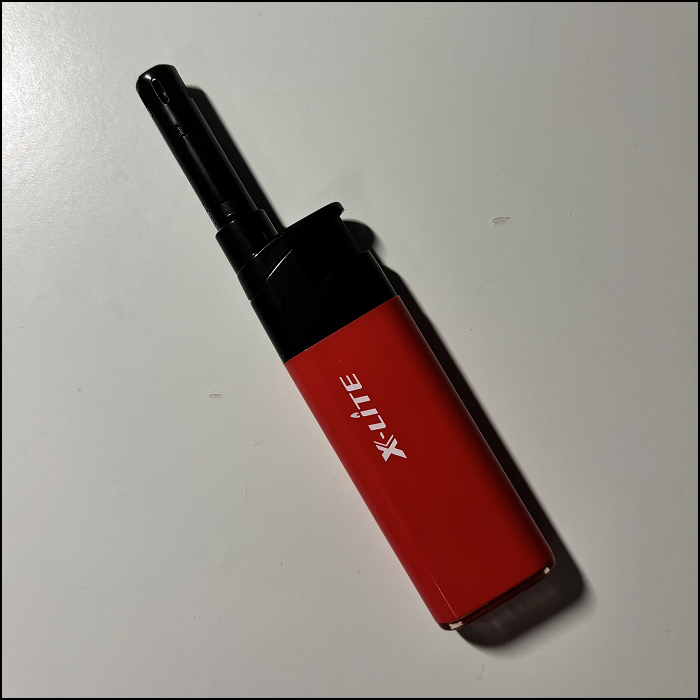 The sound of igniting a lighter twice.