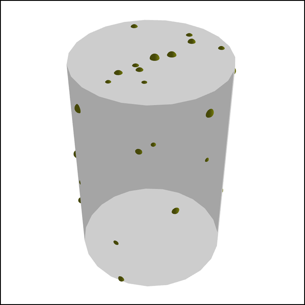 Here I combined a bunch of particles together inside a container, and made it shake up and down along with the bag of seed shaking audio.