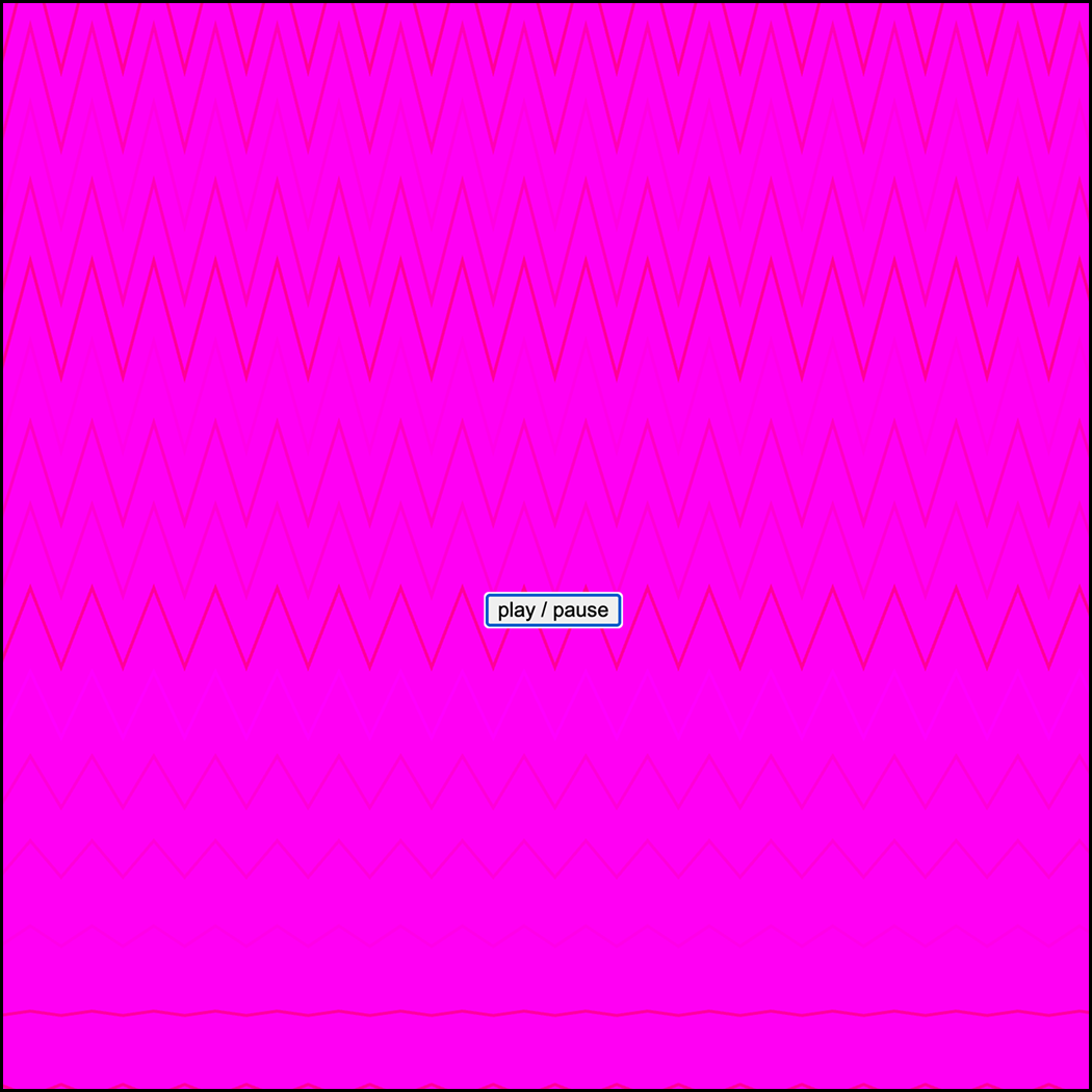 I accidentally deleted the stroke() command, which caused the background colors to adopt the gradient of the lines. I decided to keep it because it produced an unexpected but interesting visual effect.