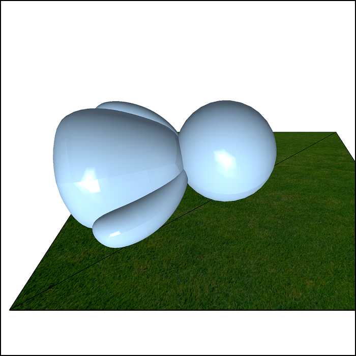 Example of auto-rotation color change of the model.