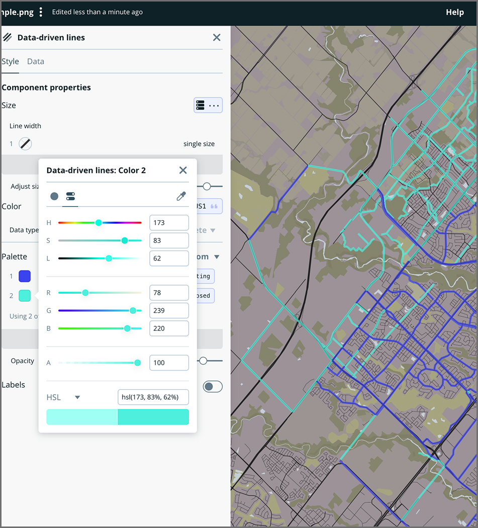 Learned how to adjust line width and colors to make the data visible to the eye.